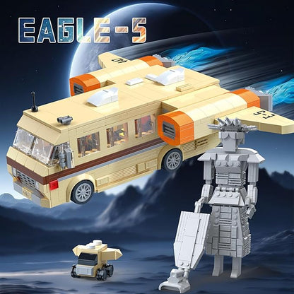 Mega Maid Spaceballs Eagle 5 Creative Building Kit for AdultKidsDesktop Building Set Toy Compatible with LegoChristmas Bithday Gift(1068PCS)