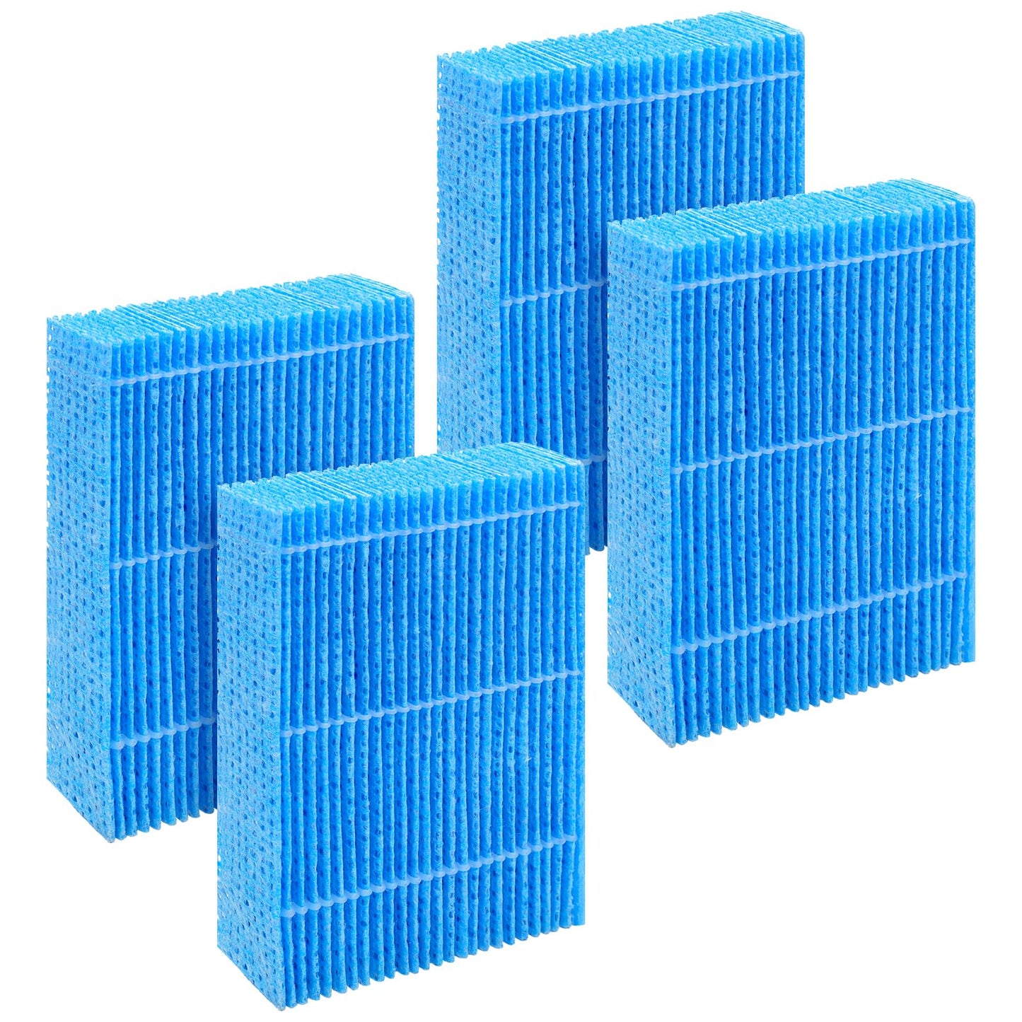 Harebery 4-Pack WF813 EQWF813 Humidifier Filters, Blue Spunlace Washable Wick, Compatible with Equate EQWF813, Relion RCM-832 RCM-832N, ProCare PCCM-832N Cool Mist Humidifier