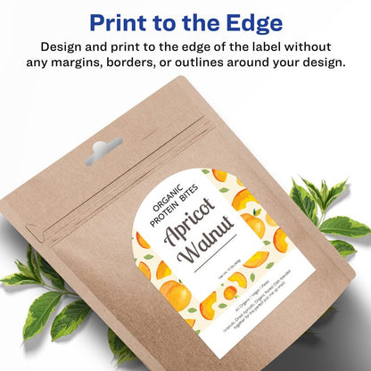 Avery Arched Wine Labels, Sure Feed Technology for Laser Printers, 4.75" x 3.5", 40 White Labels (22826)