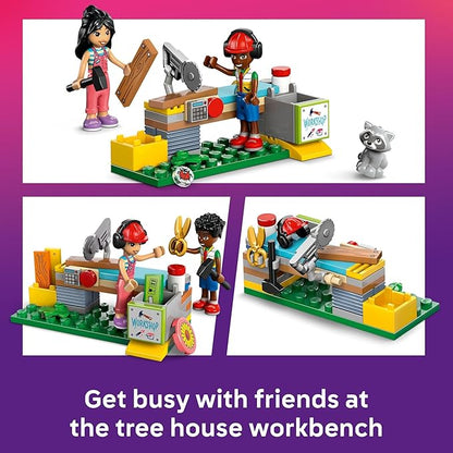 LEGO Friends Friendship Tree House Hangout - Building Toy Playset for Kids Girls and Boys Ages 8+ - Pretend Play Gift Idea for Birthdays - with 4 Minidolls and 2 Animal Figures - 42652