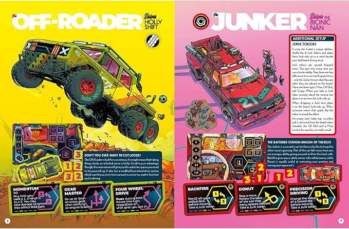 Rebellion Unplugged: Joyride: Survival of The Fastest - Car Combat Board Game Battle On Maps &amp Racetracks Ages 12+ 2-4 Players