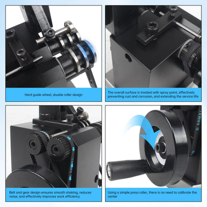 RATTMMOTOR HRV60 Mini Punch Grinder, Small Punch Machine CNC Lathe Turning Tool High Precision Needle Grinding Machine for Milling Drilling Machine (Accuracy 1μ)