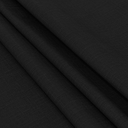 sancua 100% Waterproof Rectangle PVC Tablecloth - 70 x 90 Inch - Oil Proof Spill Proof Vinyl Table Cloth, Wipe Clean Table Cover for Dining Tables, Buffet Parties and Camping, Black