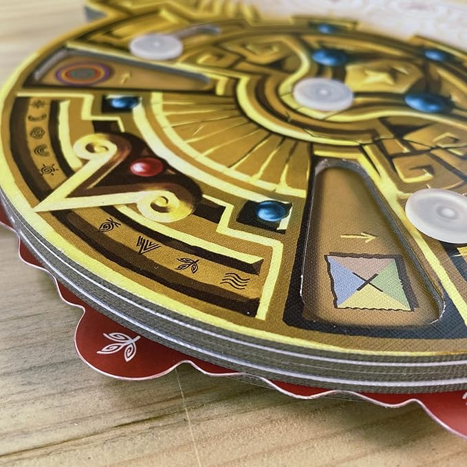 Sit Down! Tiwanaku - Sit Down! Strategy Board Game Deduction Exploration Optimization Pachamama Mother Earth Wheel Play Solo Mode Or with Up to 4 Players 30-60 Minute Play Time for Ages 14+