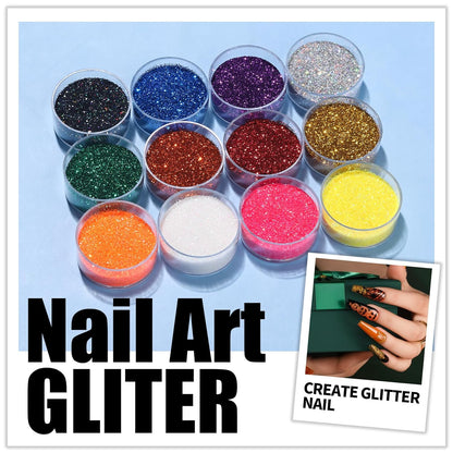 Teenitor Nail Art Brushes Nail Art Tools, Nail Brushes for Nail Art Kit with Nail Stickers, Nail Design Tools Nail Design Brushes Nail Gems, Nail Stuff Dotting Tools Nail Art Stickers Nail Supplies