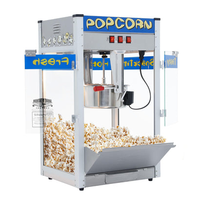 Great Northern Popcorn Company 6210 Pop Heaven Commercial Quality Popcorn Popper Machine, 12 Ounce, Blue