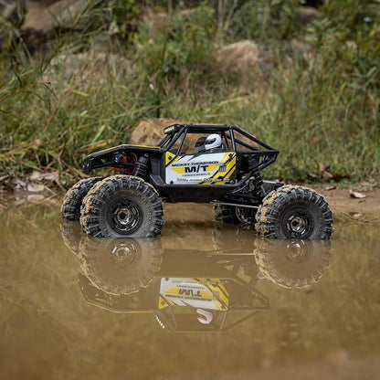 Axial RC Truck UTB18 Capra 4WS 1/18th 4x4 RTR (Comes with Everything Needed to Run) Yellow AXI-1750T2