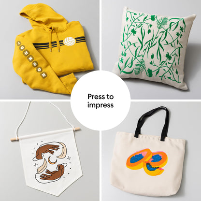 Cricut EasyPress 2 (SE) – 9 in x 9 in Heat Press + Cricut EasyPress Mat, 12 in x 12 in - Heat Transfer Machine for T-Shirts, Tote Bags, Baby Clothes, Decor, & More - Easy to Use - Taupe