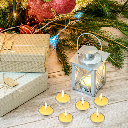 Uonlytech 20Pcs Tea Light Tins Cups Metal Tea Light Case Containers Empty Scented Candle Cup DIY Tealight Candle Holders for Christmas Wedding Table Decoration