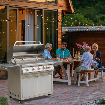 Stanbroil Hygrill Rotisserie Kit for All Hygrill 5-Burner Built-in Gas Grills, Grill Rotisseries with Motor, Spit Rod, 2 x 4-Prong Forks, Complete Holders, and Fixing Screws