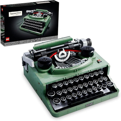 LEGO Ideas Typewriter 21327 Building Set for Adults Collectible Retro Display Model Creative Hobbies Unique Gift Idea