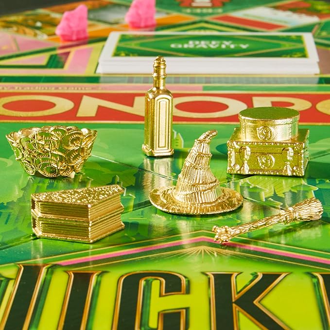 Monopoly Wicked Edition Board Game | Inspired by The Motion Picture | Ages 8+ | 2 to 6 Players | 30 Mins. | Family Games for Kids Teens and Adults