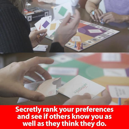 Board Game - The Original Preference Ranking Family Party Game from The 1980s with 750 All New Cards 'How Well Do You Really Know Each Other' 2-12 Players (Updated Edition)