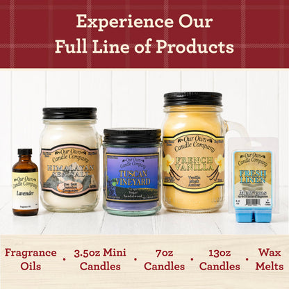 Our Own Candle Company Buttered Maple Syrup Scented 13 Ounce Mason Jar Candle