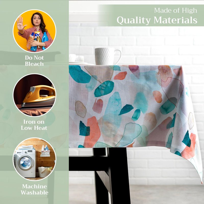 Maison d' Hermine Table Cloth Rectangle Table 100% Cotton 60 x 120 Inches Tablecloth Reusable Decorative for Dining Kitchen Room Farmhouse Home Gifts for Mothers Day Spring Summer - Summer Picnic