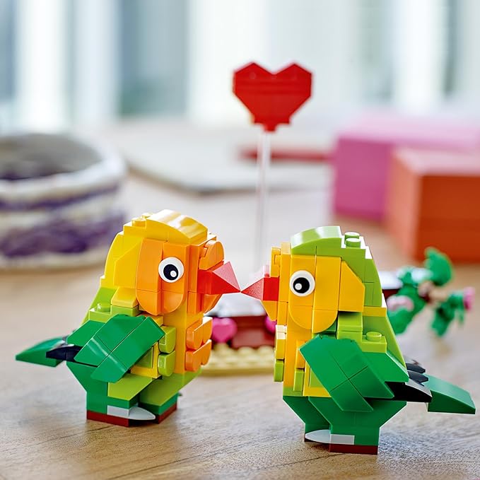 LEGO Valentine Lovebirds Building Toy Set - Fun and Engaging Build for Kids Girls &amp Boys Ages 8+ - Decoration and Gift - 40522