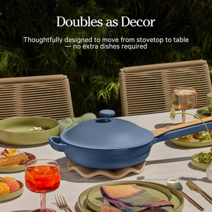 Our Place Always Pan 2.0 | 10.5" Ceramic Pan with Modular Lid, Steamer Basket & Spatula | Patented 10-in-1 Nonstick, Non-Toxic Cookware Made Without PFAS | Induction & Oven-Safe up to 450°F | Lavender