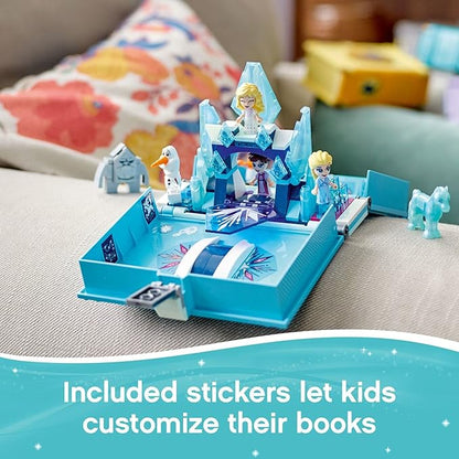 LEGO Disney Frozen 2 Elsa and The Nokk Storybook Adventures Building Toy 43189 Movie-Inspired Frozen Toy Set Gift Idea for Kids Boys Girls Age 5+ Portable Travel Toy with Micro Dolls and Olaf Figure
