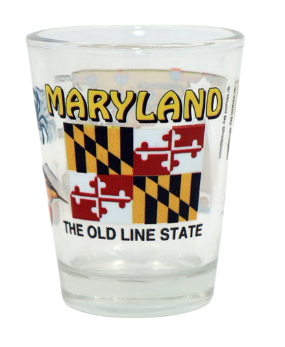 Maryland The Old Line State All-American Collection Shot Glass