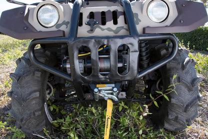 KEEPER KU4.5 12V DC 4500lb Utility Winch, Heavy-Duty Electric Winch with Integrated Sealed Solenoids, Handheld Remote Control, Durable Wire Rope, Weather-Resistant for Trucks, ATVs, and UTVs