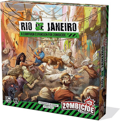 Zombicide: Rio Z Janeiro Board Game Expansion - Carnaval-Themed Zombies &amp New Campaign! Cooperative Tabletop Miniatures Strategy Game Ages 14+ 1-6 Players 1 Hour Playtime Made by CMON
