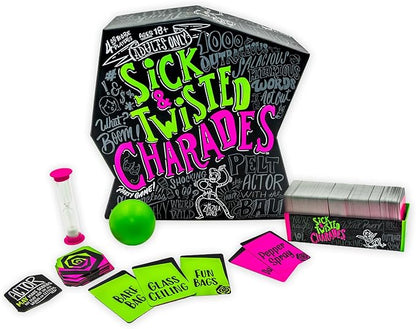 Wonder Forge Sick &amp Twisted Charades Party Game for Adults Age 18 &amp Up - 1000 Outrageous Salacious Hilarious Words to act Out!