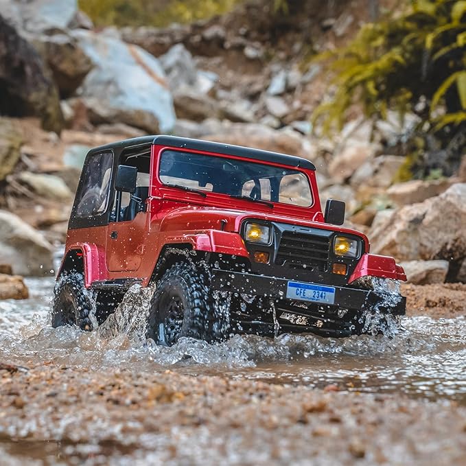 Rochobby BEEZRC 1/10 mashigan RC Rock Crawler for Adults 4WD Off-Road Remote Control Truck Hobby Grade RC Crawler RS Need to Complete