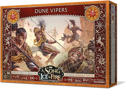 A Song of Ice and Fire Tabletop Miniatures Game Dune Vipers Unit Box - Deadly Assassins of The Sands Strategy Game for Adults Ages 14+ 2+ Players 45-60 Minute Playtime Made by CMON