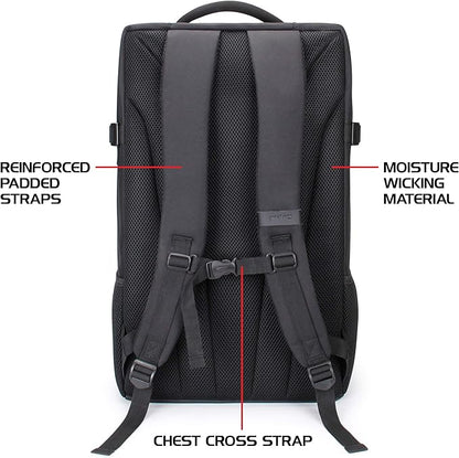 ENHANCE Board Game Backpack - Reinforced Rigid Board Game Storage with Padded Shoulder Straps Carrying Handle and Accessories Pockets for Dice Cards More - Fits and Protects Tabletop Adventures