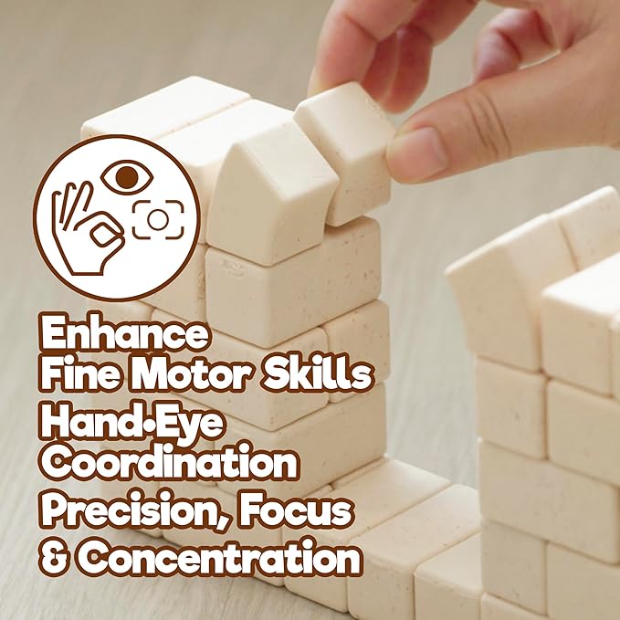Taksa Toys Ancient Roman Arch Stem Toys Premium Educational Stackable Building Blocks for Kids Ages 7 8 9 10+ Years Old Indoor Architectural Kit Construction Games Montessori Children Toys 69 Pcs