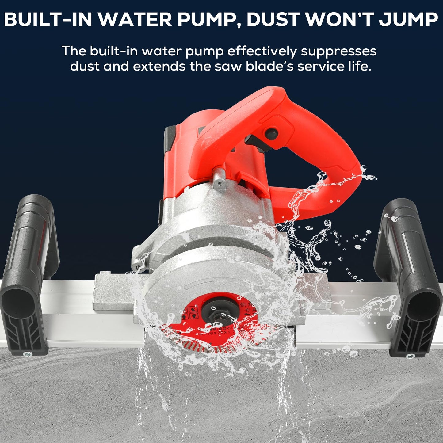 Professional 45° Tile Edge Cutter – 43 Degree Electric Chamfering Machine with Auto Water Spraying for Porcelain & Ceramic Tile Work, Labor-saving Tool