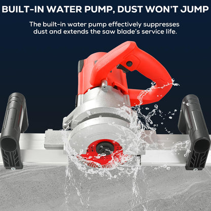 Professional 45° Tile Edge Cutter – 43 Degree Electric Chamfering Machine with Auto Water Spraying for Porcelain & Ceramic Tile Work, Labor-saving Tool