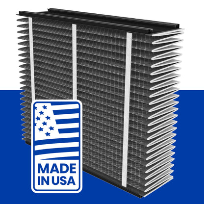 AprilAire 513CBN Replacement Filter for AprilAire Whole House Air Purifiers - MERV 13 with Carbon, Healthy Home Allergy + Odor Reduction, 31x28x4 Air Filter (Pack of 2)