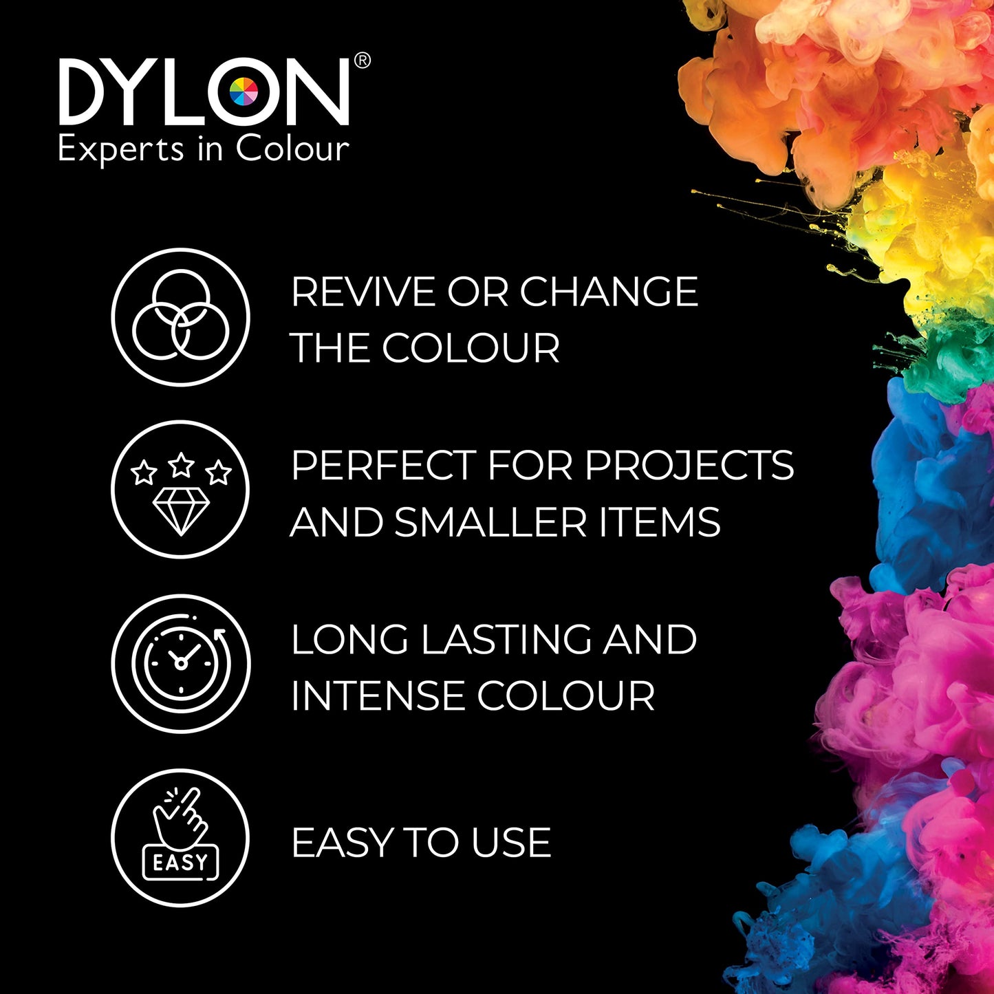 Dylon Permanent Fabric Dye, 1.75-Ounce, China Blue