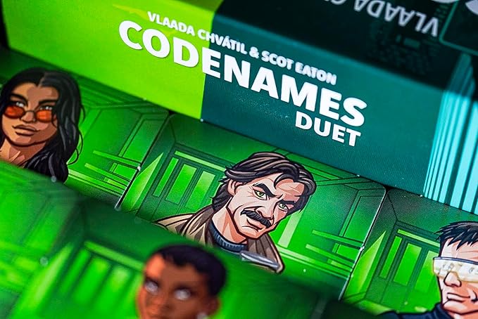 CGE Codenames: Duet Board Game (2nd Edition) The Top Secret Cooperative Word Association Game for Two Players &amp Couples Game Nights