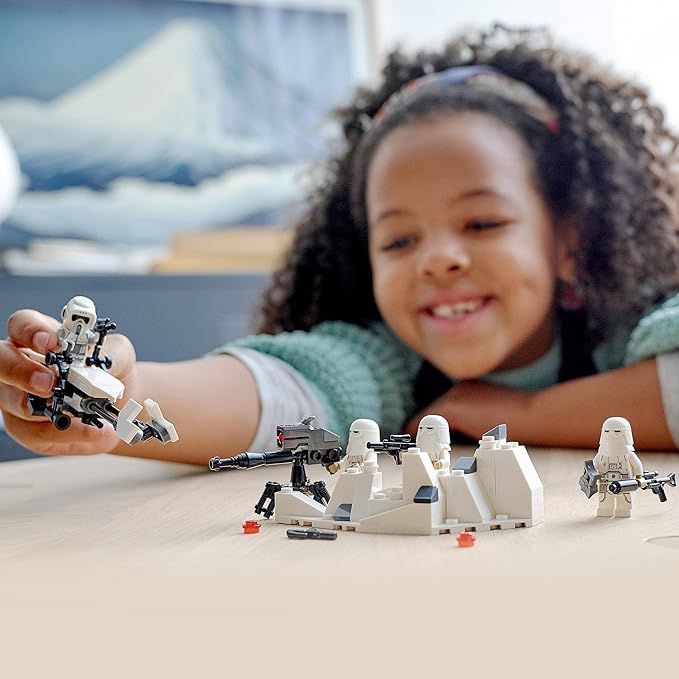 LEGO 75320 Star Wars Snowtrooper Battle Pack Collector Set with 4 Figures Blaster and Toy for Children Aged 6 Years +