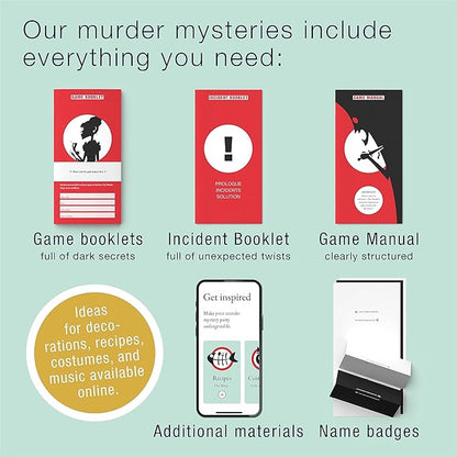Deadly Fame - A Modern Murder Mystery Dinner Party Game for 5-8 Players