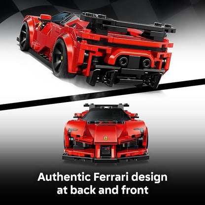 LEGO Speed Champions Ferrari SF90 XX Stradale Sports Car Building Toy for Kids - Building Set W/Ferarri Driver Minifigure for Boys &amp Girls Ages 9+ - Gift Idea for Birthdays - 77254