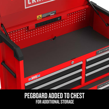 CRAFTSMAN S2000 26IN 4-DRAWER CHEST W/LIGHT & DIVIDE (CMST32642RB)