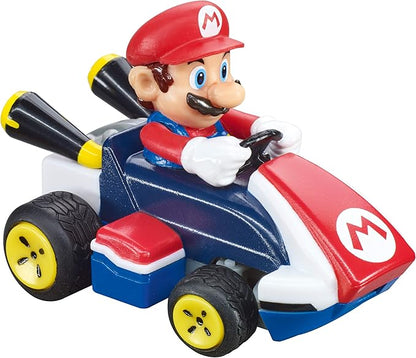 Carrera RC Mario Kart Tabletop Toy Racing Set Featuring Mario Luigi and 2 Radio Controls
