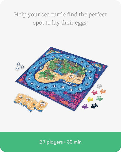SimplyFun Shore Seekers - A Fun and Interactive Math Board Game for Kids - Practice Addition and Multiplication Skills - Math Game for Kids 2 to 7 Players Ages 7 &amp Up