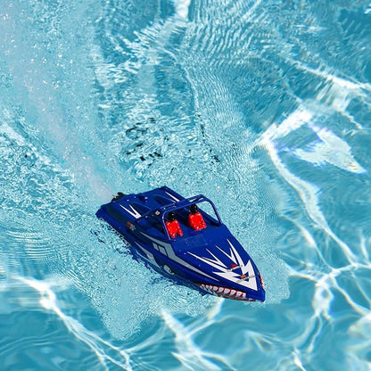 Pro Boat Sprintjet 9 Self-Righting Deep-V Jet Boat Brushed RTR Ready to Run Blue PRB08045T2