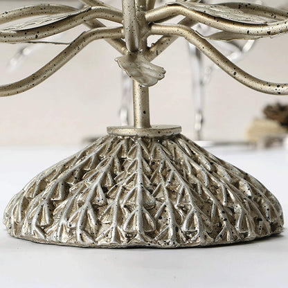 XILIN-1987 Candle Holderss European Style Wrought Iron Candle Holder Romantic Candle Light Dinner Candlestick for Home Decoration Votive Activity Candle Stand Wedding Gift Idea Decorative Candlestick