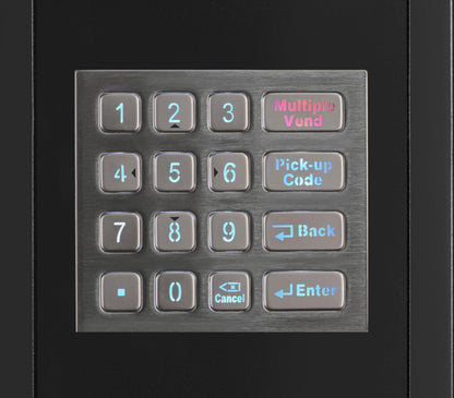 KoolMore Refrigerated Snack Vending Machine with 60 Slots, Bill Acceptor and Credit Card Reader in Black (KM-VMR-40-BR)