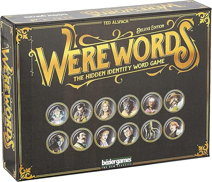 Werewords Deluxe Edition by Bezier Games | Word Guessing with Hidden Werewolves and App Support | Social Deduction with Speedwords Mode | 2-20 Players Ages 14+ | 10 Minutes