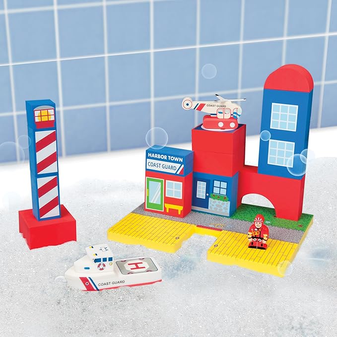Floating Coast Guard Set Red &amp Whte