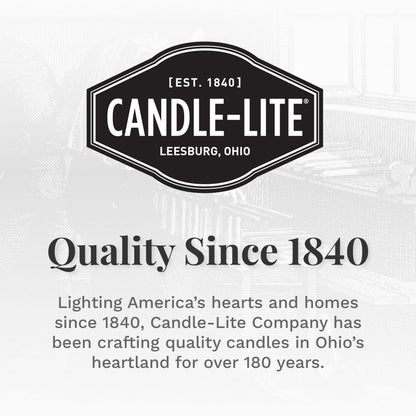 Candle-lite Premium Napa Cellars Scent, 14 oz. 3-Wick Aromatherapy Candle with up to 45 Hours of Burn Time, Purple