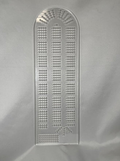 Cribbage Board Template - 4 Lane