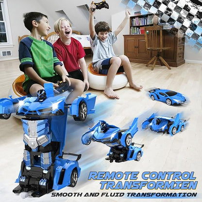Transform Remote Control Car Toy for Kids 4-8 Remote Control Car for Boys 4-7 Transform Cars for Boys 4-6