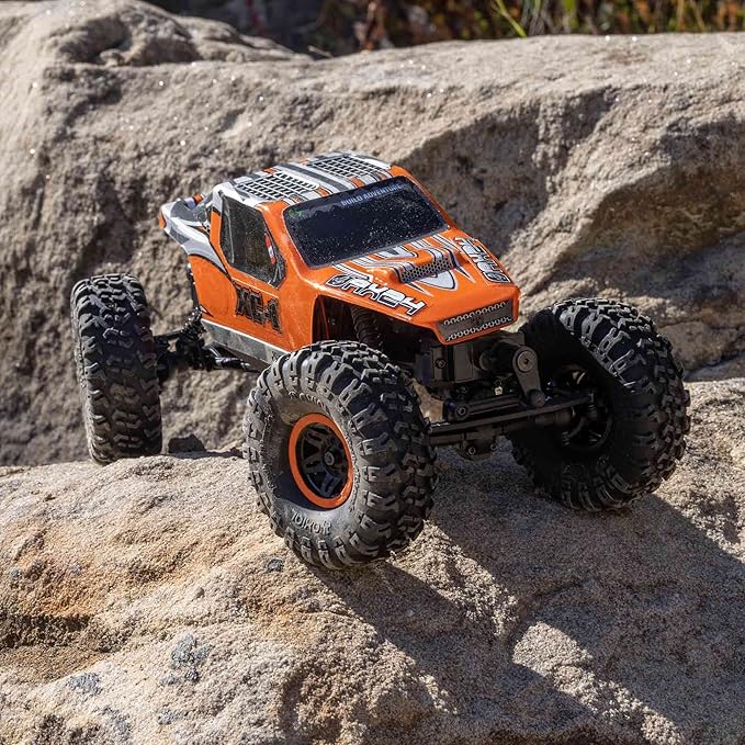 Axial RC Truck 1/24 AX24 XC-1 4WS Crawler Brushed RTR (Includes Everything Needed No Other purchases Required) Orange AXI00003T2
